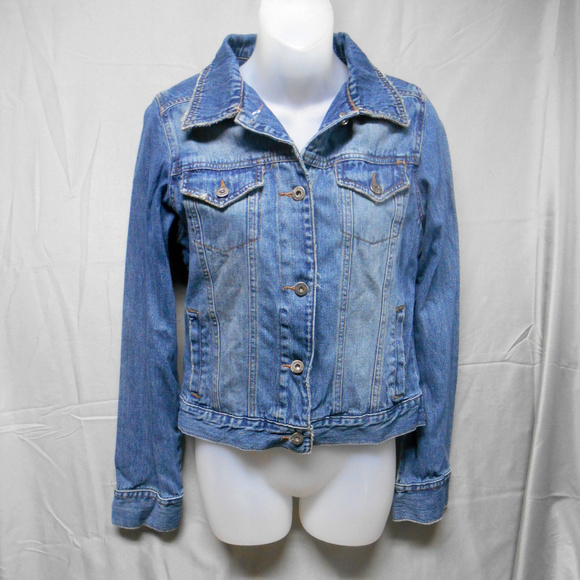 hollister jean jacket womens